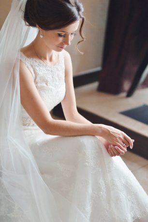 Утро невесты. Элегантный свадебный образ