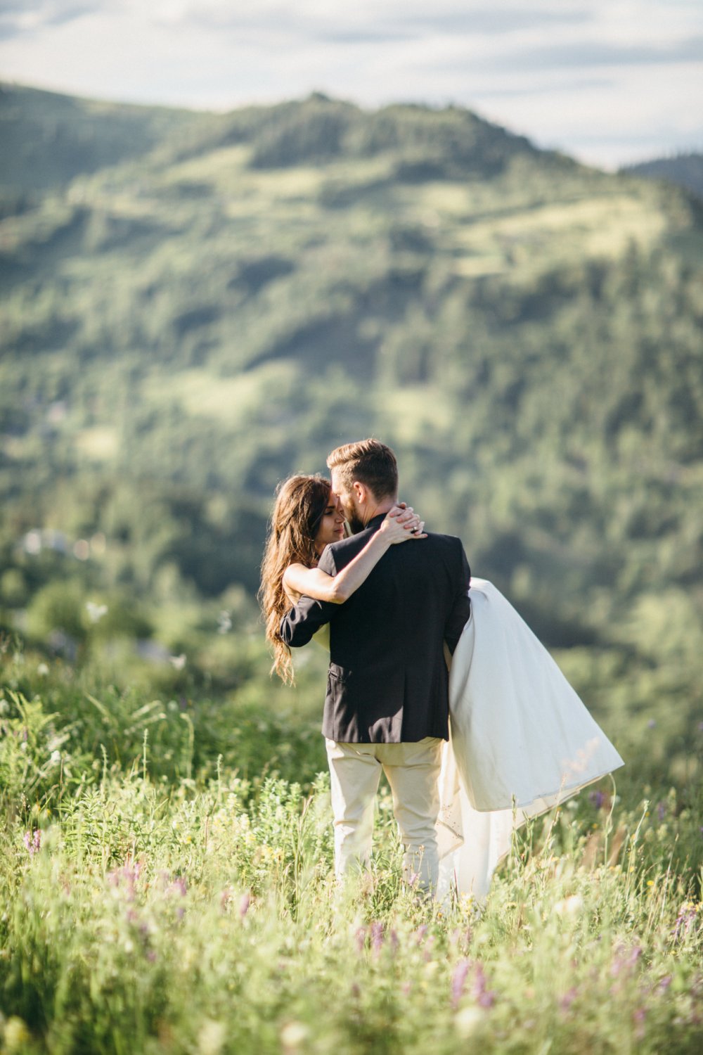 горы, свадьба