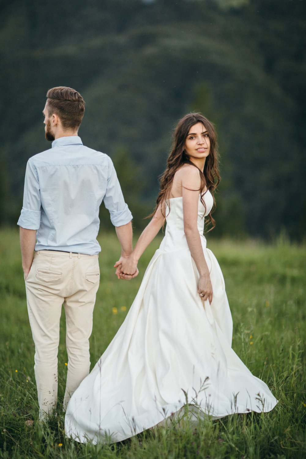 горы, свадьба