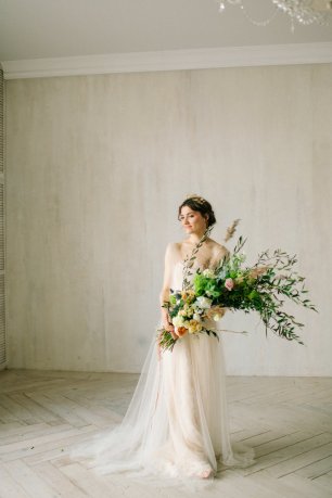 Букет в садовом стиле