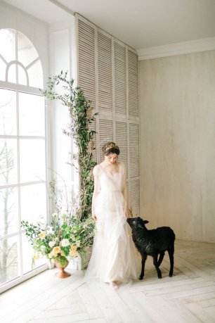 Нежный образ для будуарной съемки