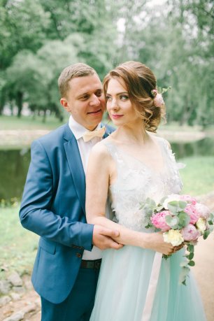 Прекрасная пара на прогулке