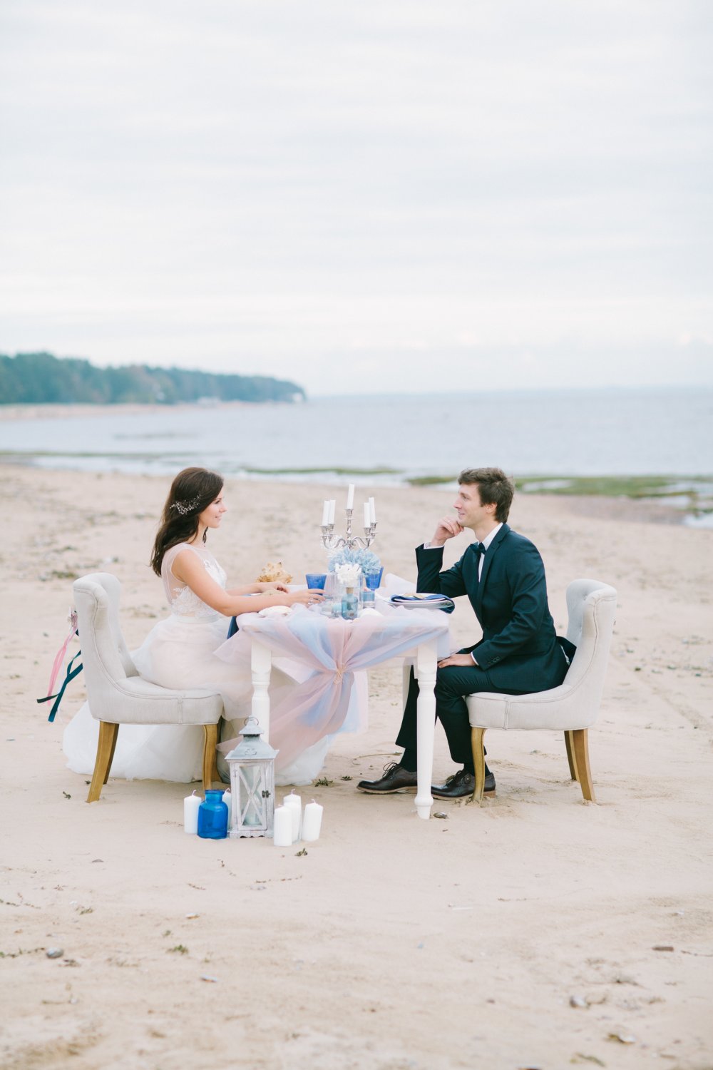 Свадьба для двоих на берегу Финского залива