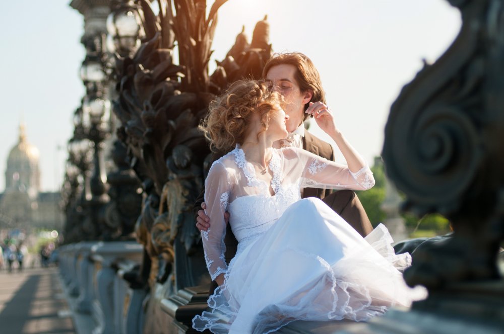 Свадебная съемка в Париже, август 2015