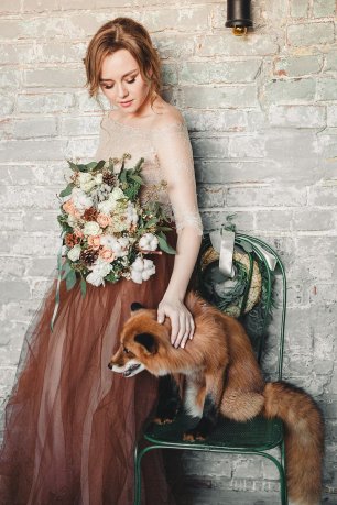 Фотосессия с лисой