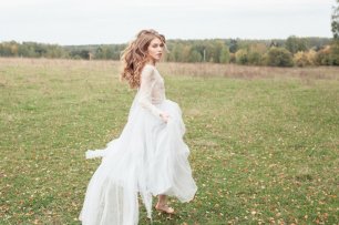 Легкое платье невесты