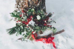 зимняя свадьба