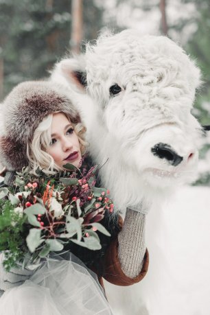 Зимняя свадебная прогулка Марии и Якова