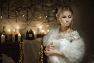 Меховая накидка