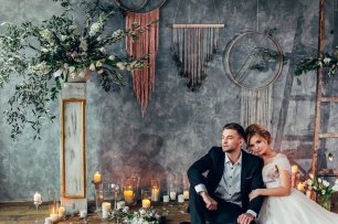 Романтичная свадебная фотосессия