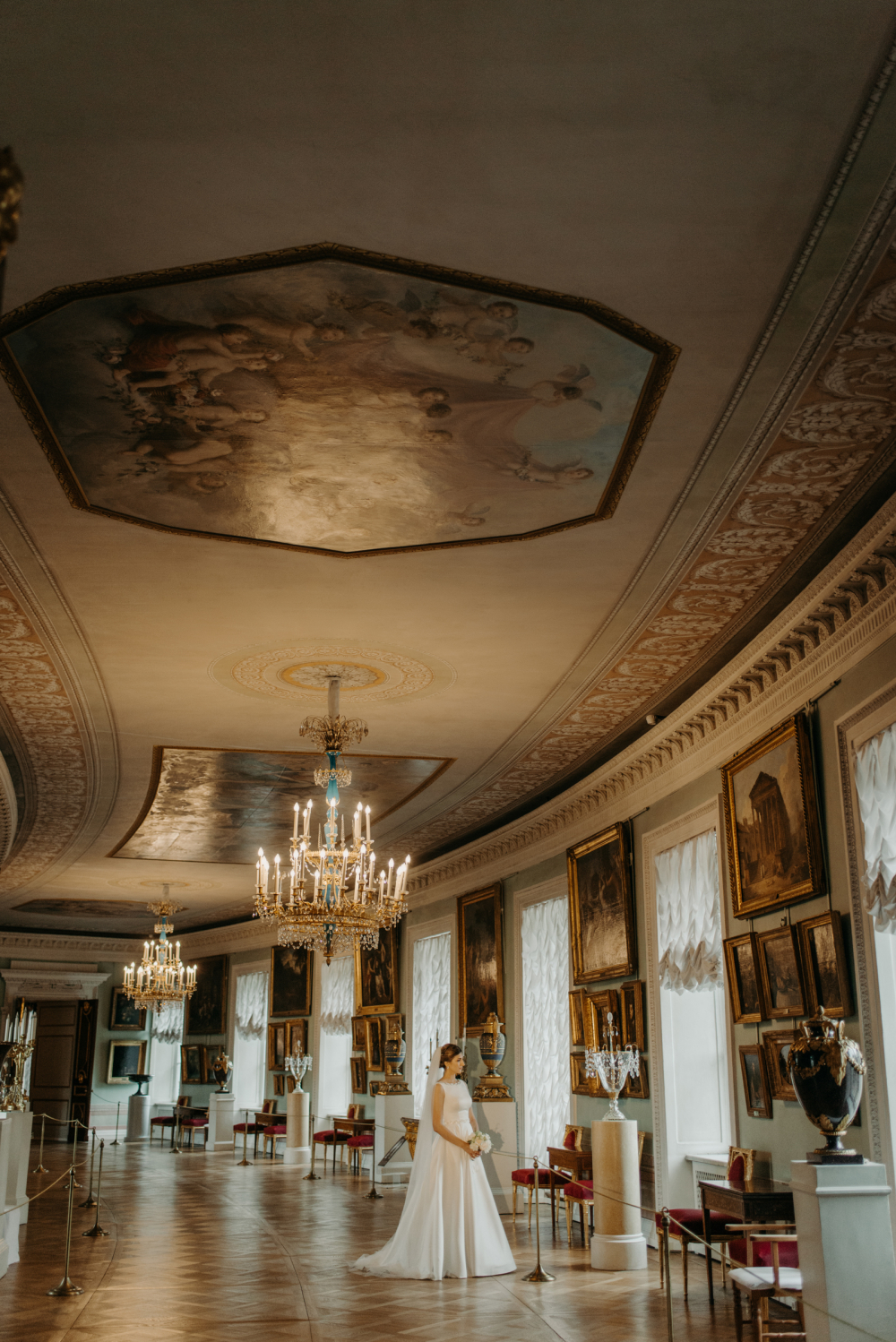 ceiling, картинная галерея павловского дворца, павловский дворец залы фото, павловский  дворец потолки интерьеры, павловский дворец большой зал, картинная галерея  в павловском дворце, Свадебный фотограф Москва