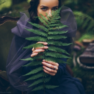 Фото невесты с папортником