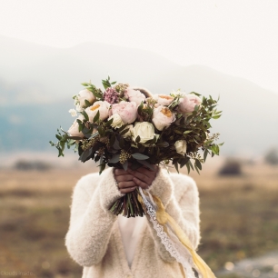 История одного букета в горах...