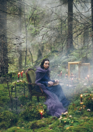 синее платье невесты, фотограф CLOUDS INSIDE