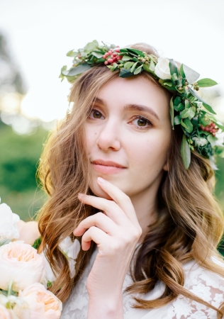 естественный образ невесты, фотограф ХАРДОВА ТАТЬЯНА