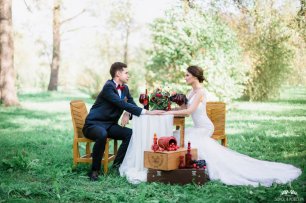Свадебная летняя фотосессия