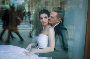 Свадебная фотосессия в Radisson Hotel