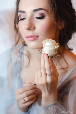 Нежный макияж невесты