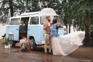 Осенняя прогулка под дождем