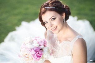 Невеста с букетом