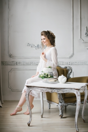 Утро невесты в студии