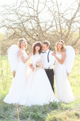 "Настоящую любовь хранят небеса" - идея для фотосессии