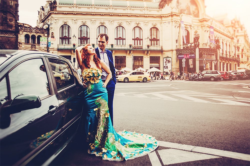 Свадьба в Праге. Площадь Республики.