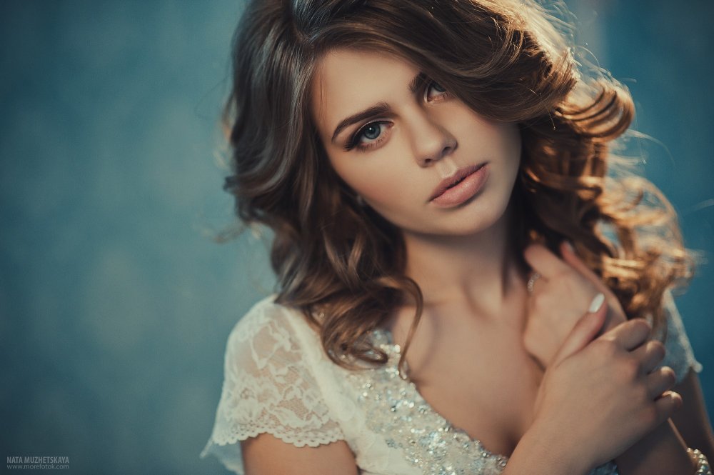 Портрет невесты в студии