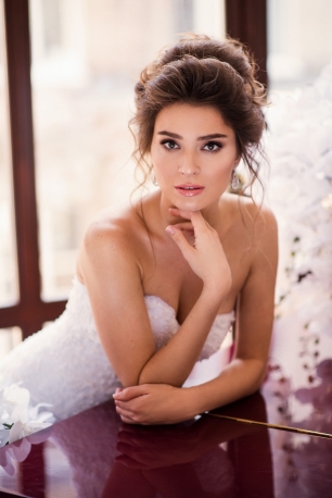 Портрет невесты в студии