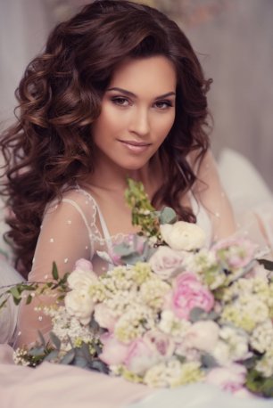 Утренний портрет невесты