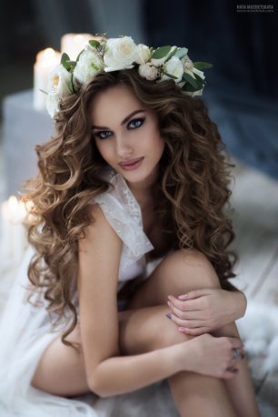 Восхитительный образ невесты перед свадьбой