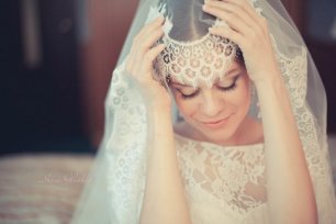 Утро невесты - кружевная фата