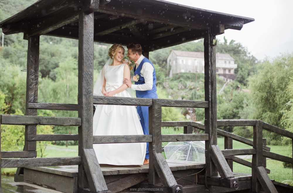 Встреча жениха и невесты в Черногории