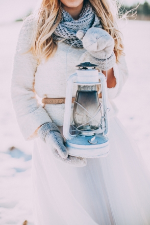 Свадьба зимой. Тематика Гжель. Образ невесты