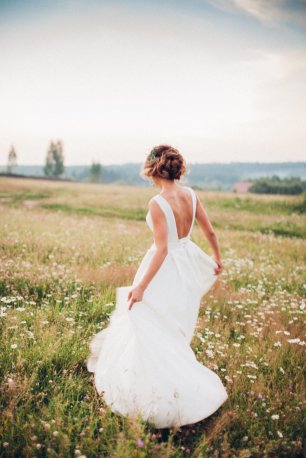 Воздушное платье невесты