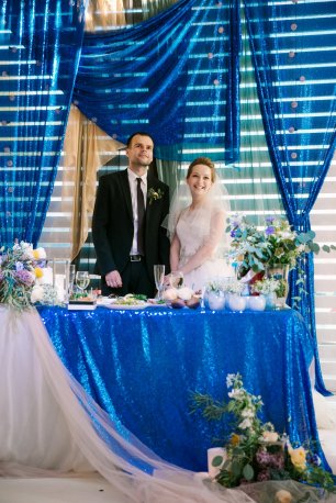 Синий цвет в декоре