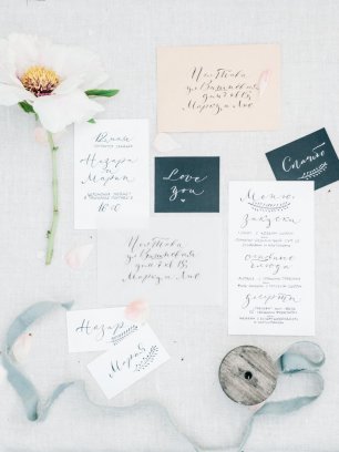 Нежная полиграфия на свадьбу