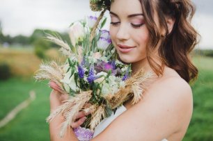 Букет невесты в стиле рустик