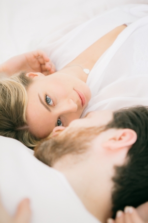 Нежное утро невесты.