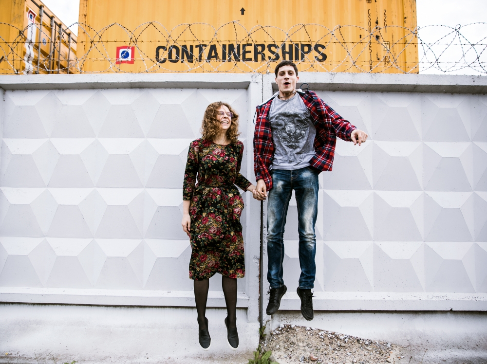 Света и Леша 
море