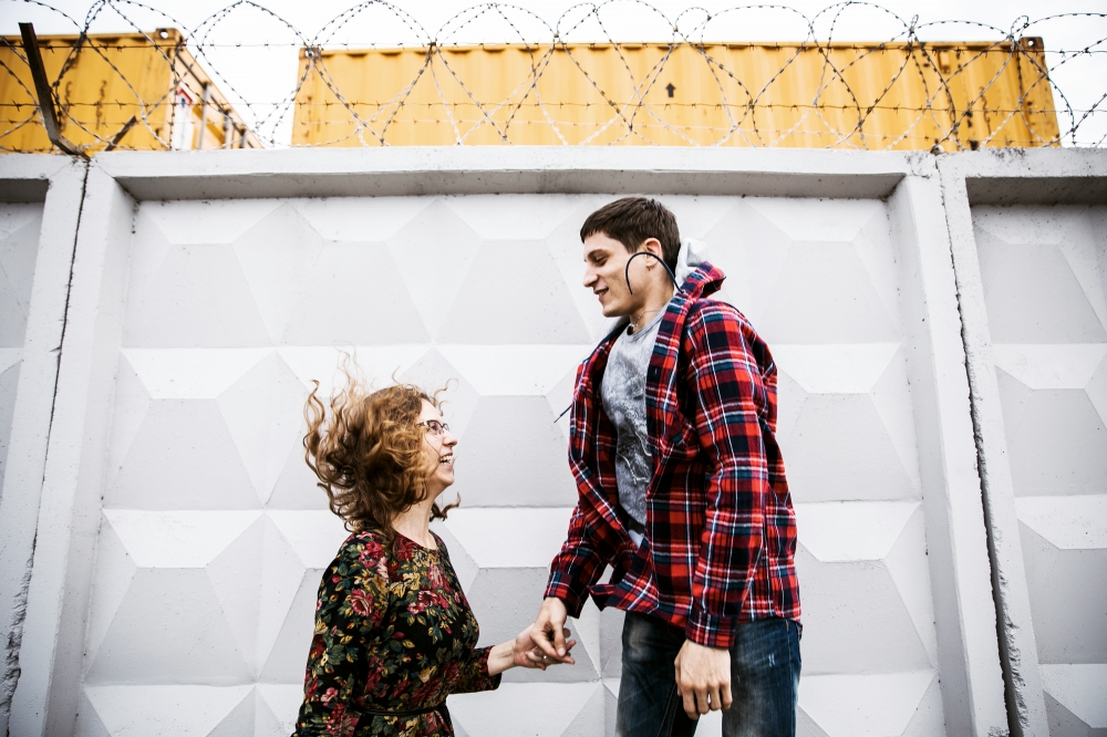 Света и Леша 
море