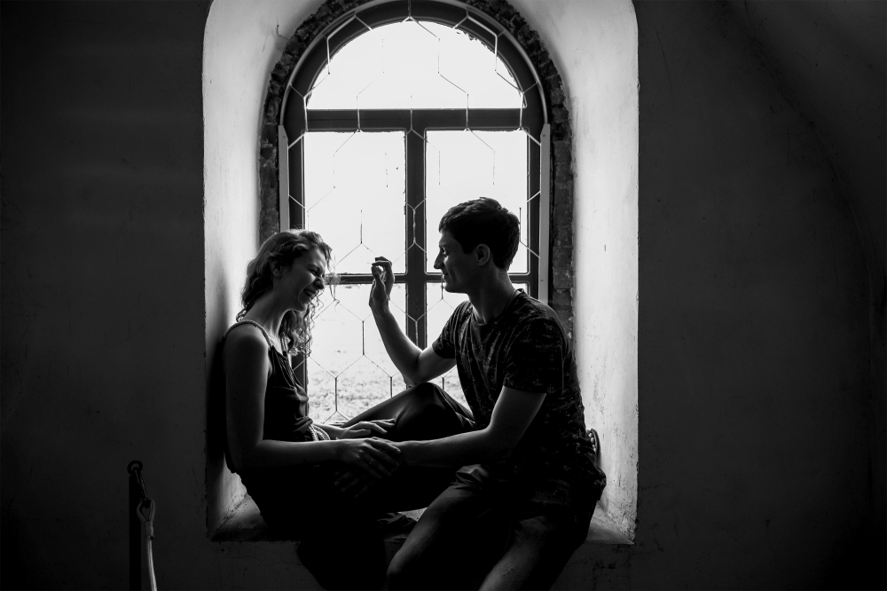 Света и Леша 
море