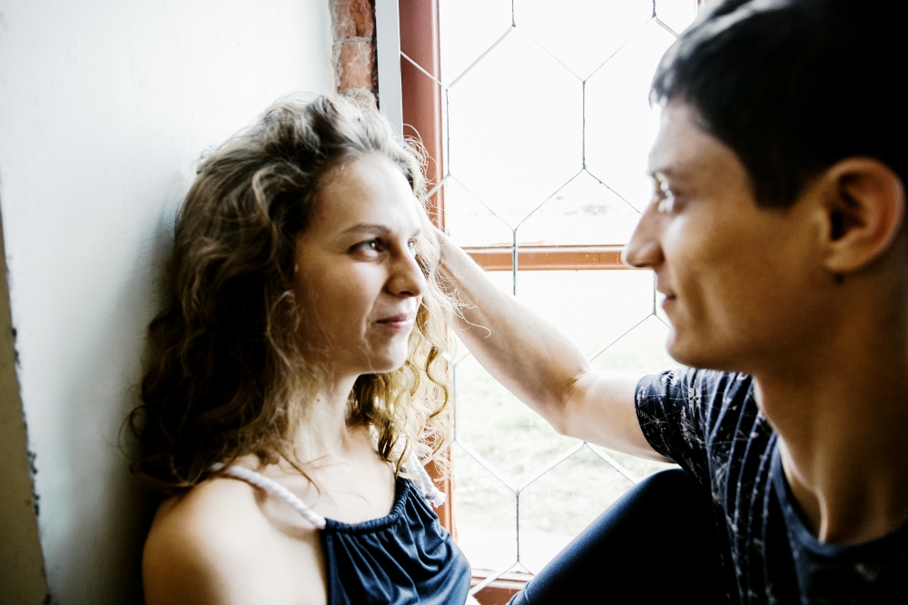 Света и Леша 
море