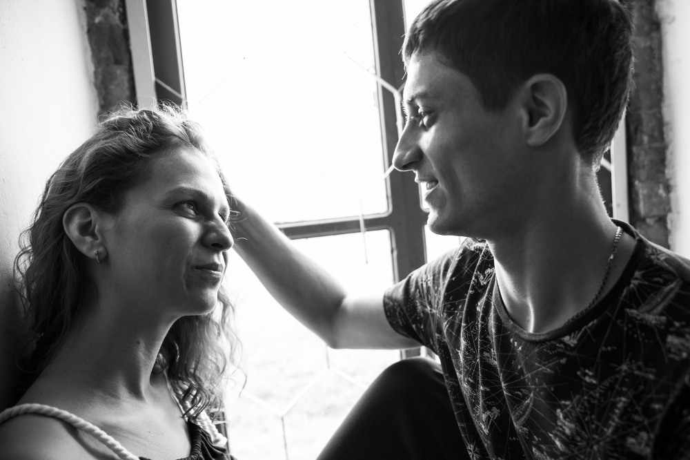 Света и Леша 
море