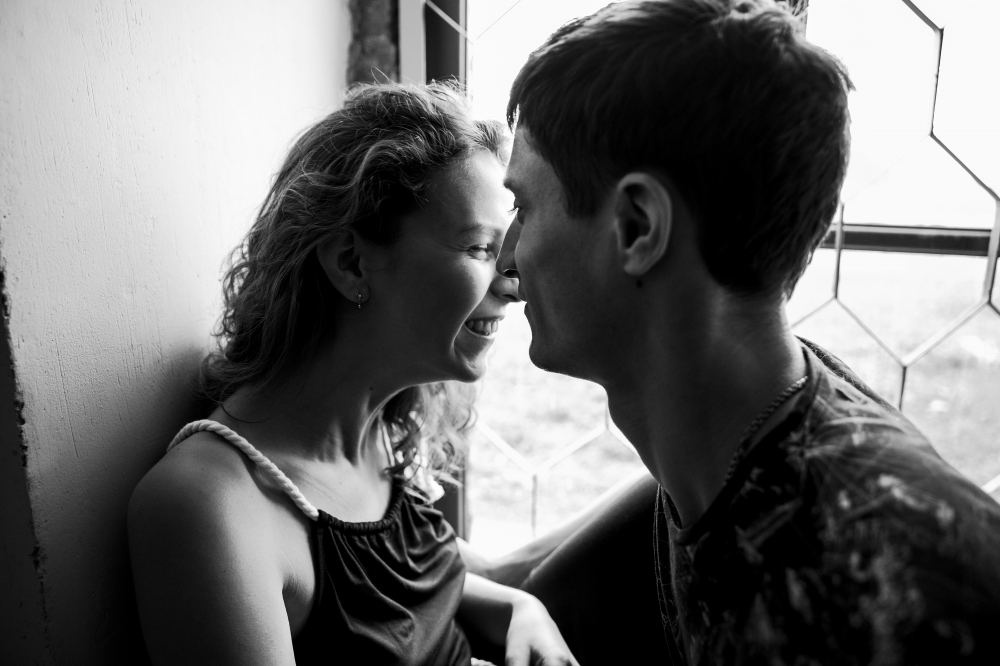 Света и Леша 
море