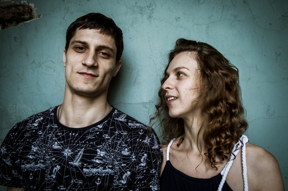 Света и Леша 
море