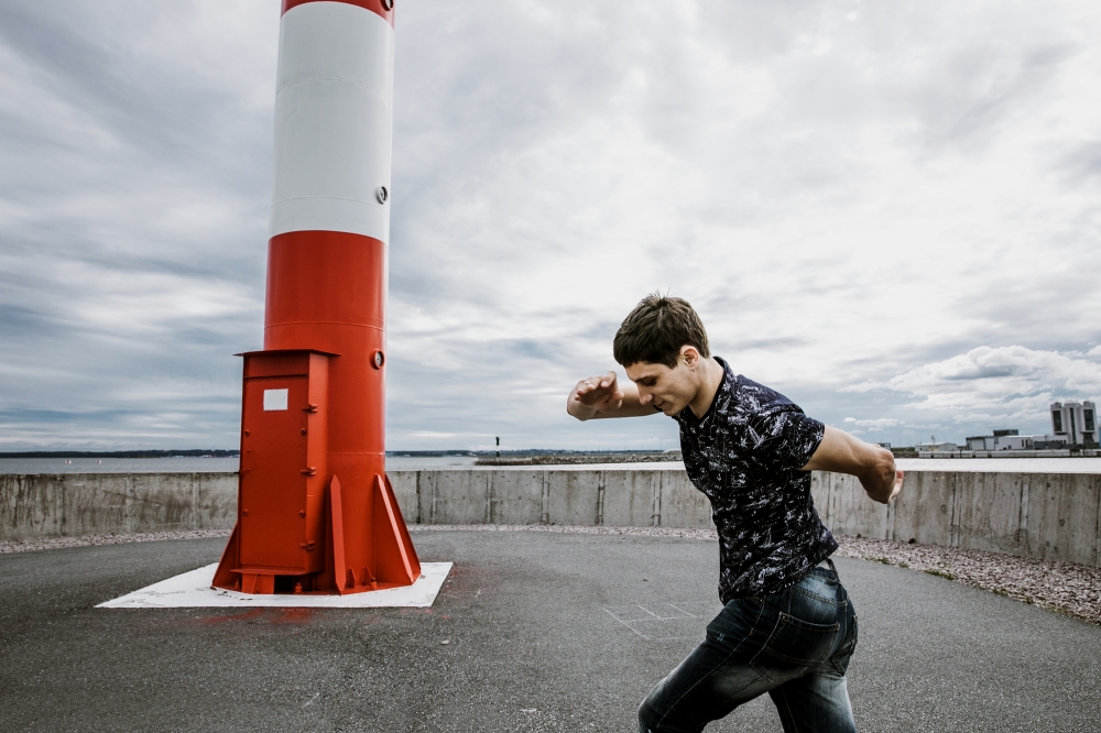 Света и Леша 
море