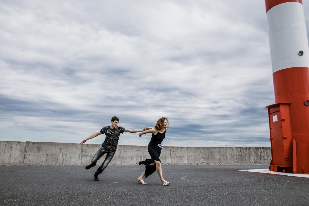 Света и Леша 
море