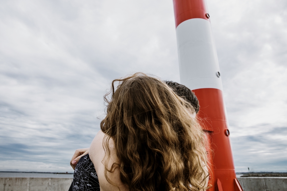 Света и Леша 
море