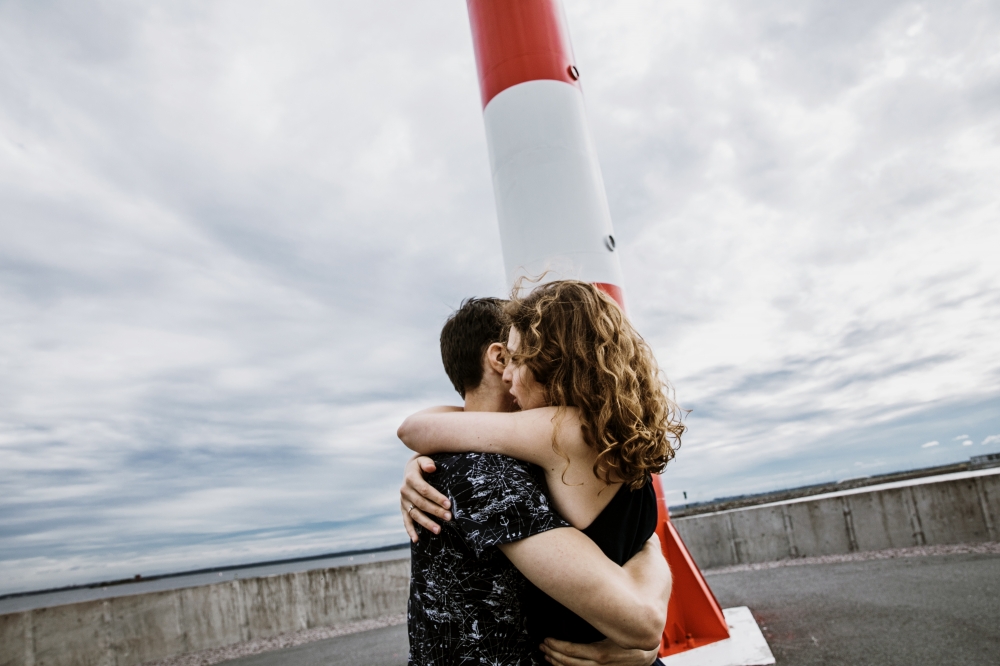 Света и Леша 
море